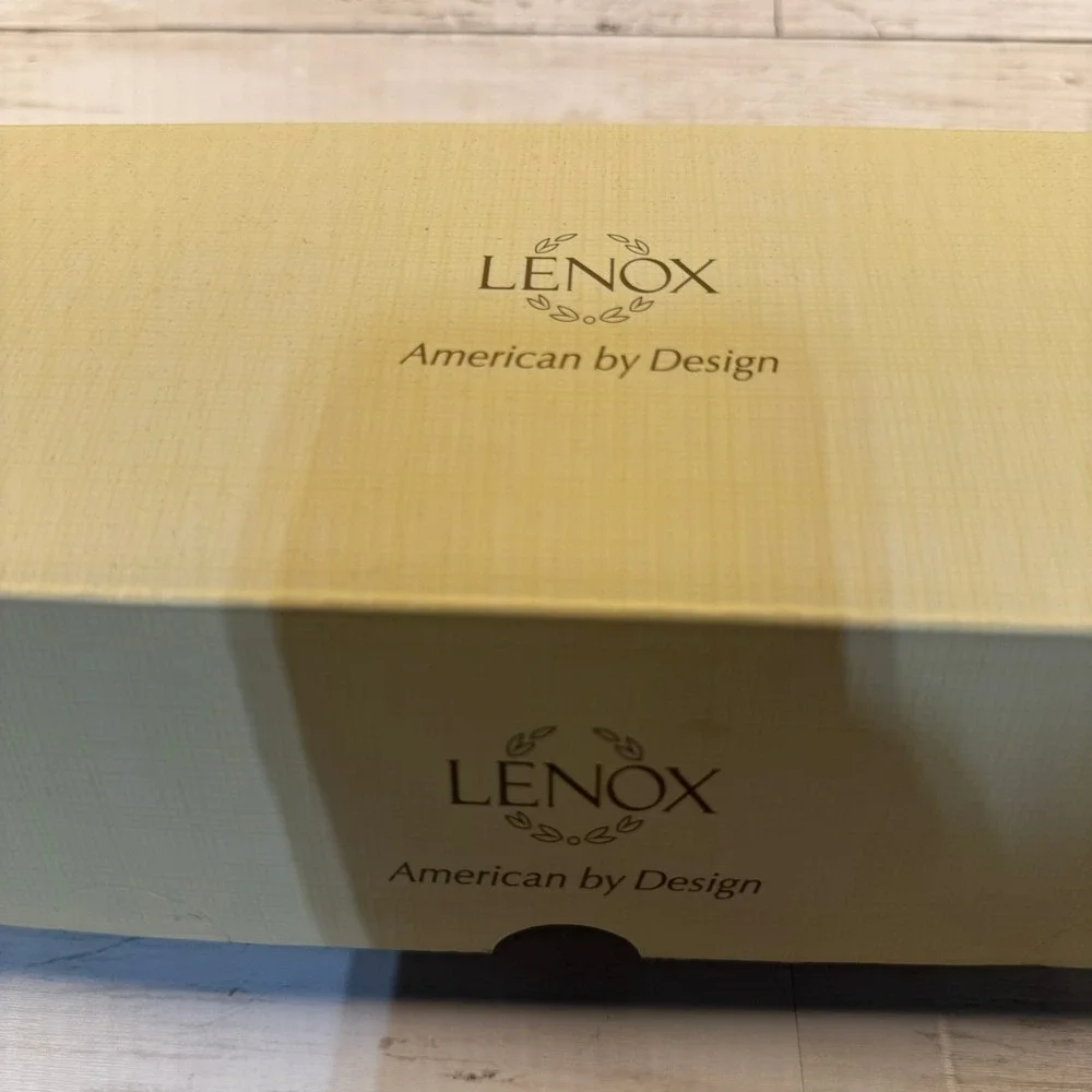 NIB Lenox 7 Piece Hostess Serving Set Stainless Steel Ladle Tongs Cake Server